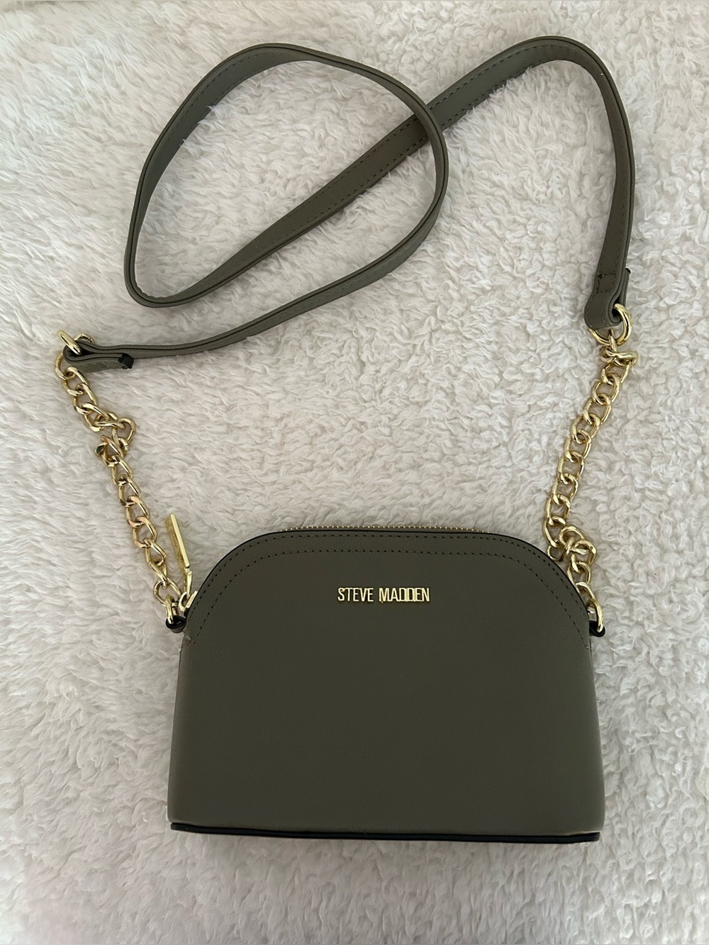 Steve Madden BMaggie Crossbody Bag Green & Gold